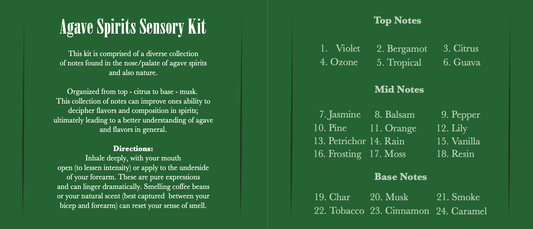Agave Spirits Sensory Kit